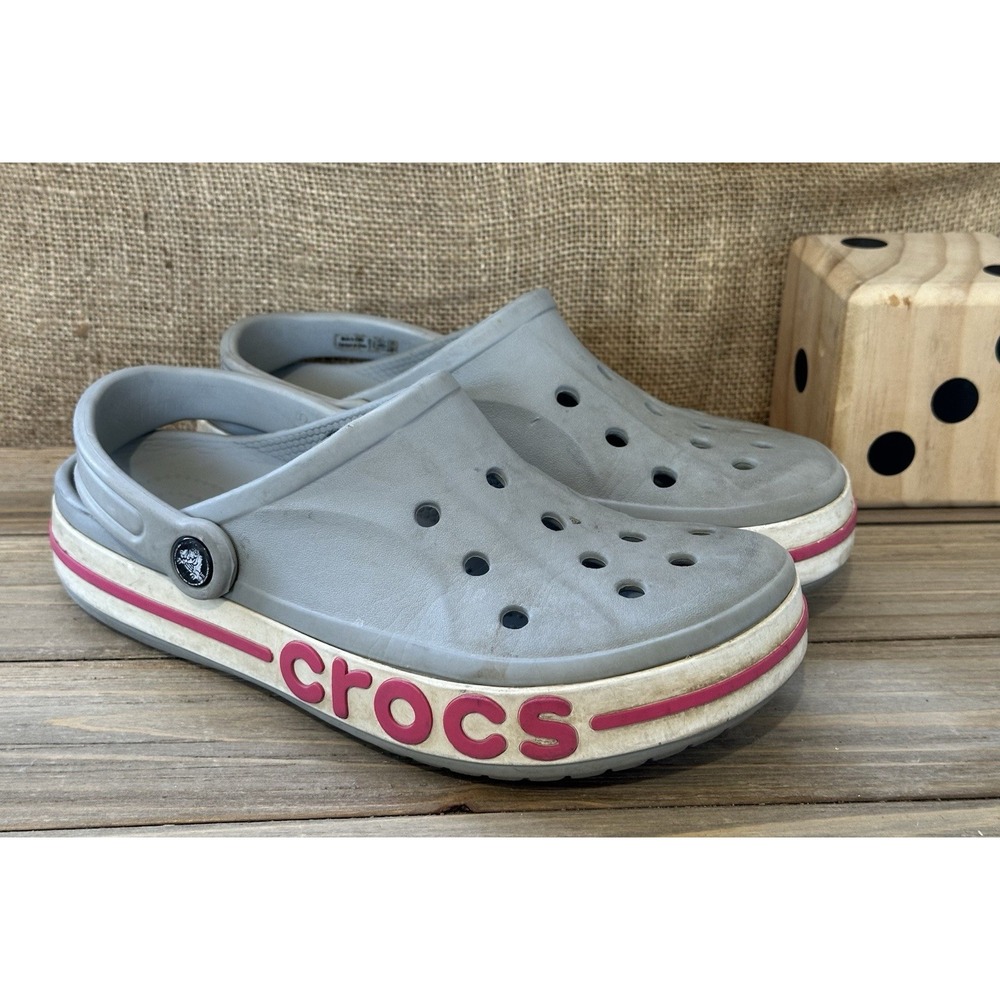 Crocs Bayaband Clogs Athletic Gray Women's 7